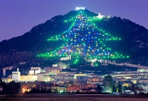 Christmas Tree in Gubbio